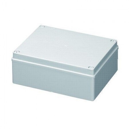 Smooth sided box IP56 grey lid 300 x 220 x 120 mm