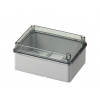 ABS Behuizing H.V. transparant deksel 150 x 110 x 70 mm IP56 ECL