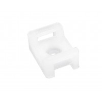 Ty-rap popnagelblokje tbv ty-rap wit (zak à 100 stuks) Ty-rap popnagelblokje tbv ty-rap wit (zak à 100 stuks)