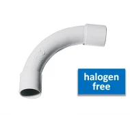 Bocht halogeenvrij IP40 diam.25mm (zak à 25 stuks)