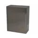 Roestvaststalen schakelkast afmeting 400 x 500 x 210 mm (b x h x d)